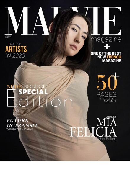 MALVIE Magazine – NUDE and Boudoir Special Edition – Vol 03 May 2020 Cover