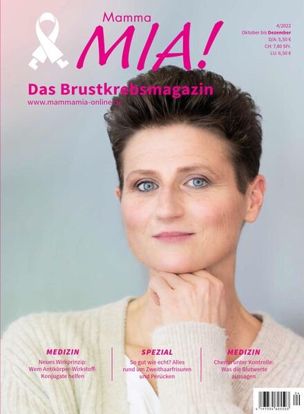 Mamma Mia! Brustkrebsmagazin – Nr 4 2022 Cover