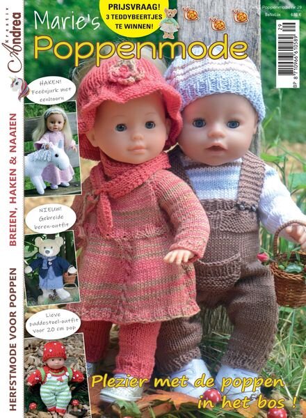 Marie’s Poppenmode Dutch Edition – augustus 2022 Cover