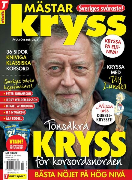 Mastarkryss – september 2022 Cover