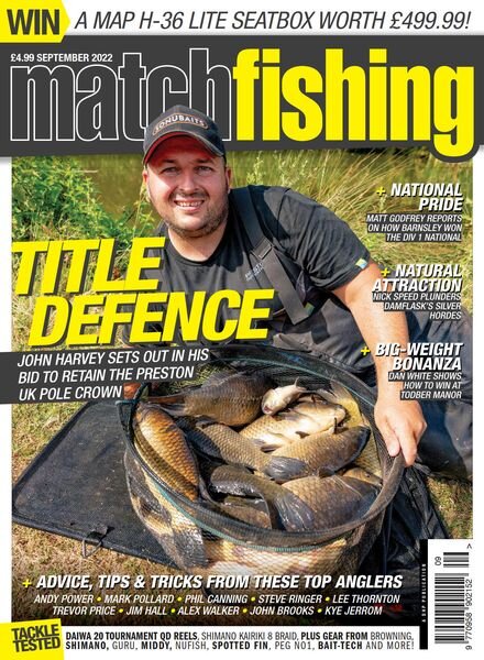 Match Fishing – September 2022 Cover