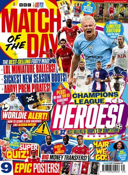 Match of the Day – 07 September 2022 Cover