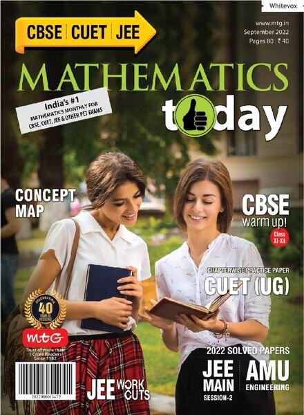 Mathematics Today – September 2022 Cover