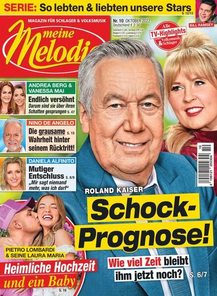 Meine Melodie – 15 September 2022 Cover
