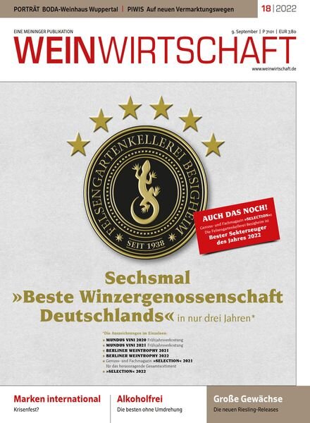 Meininger – 08 September 2022 Cover