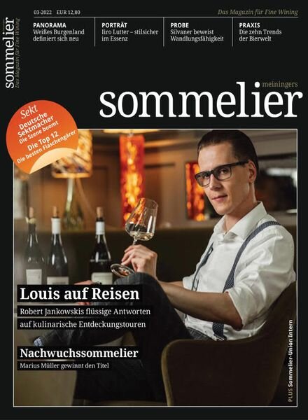 Meiningers Sommelier – 02 September 2022 Cover