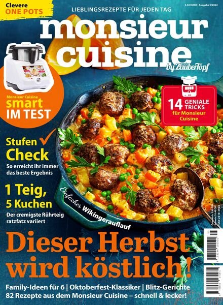 meinZauberTopf Monsieur Cuisine – September 2022 Cover