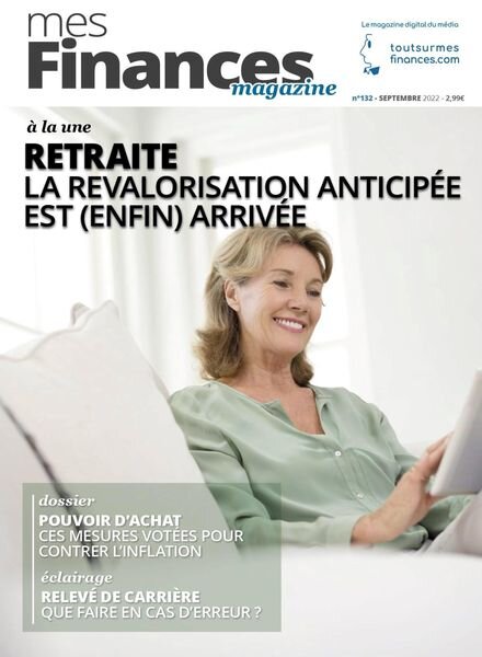 Mes Finances Magazine – septembre 2022 Cover