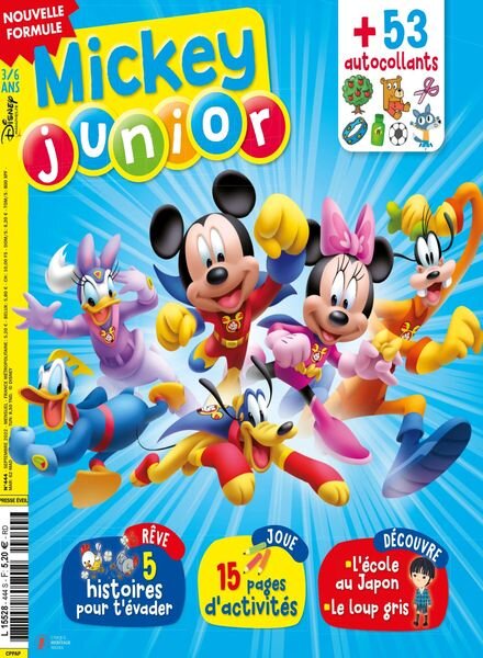 Mickey Junior – Septembre 2022 Cover