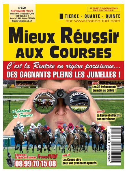 Mieux Reussir aux Courses – Septembre 2022 Cover