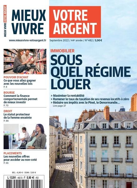 Mieux Vivre Votre Argent – aout 2022 Cover