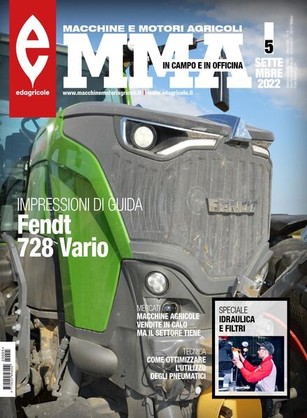 MMA Macchine e Motori Agricoli – Settembre 2022 Cover