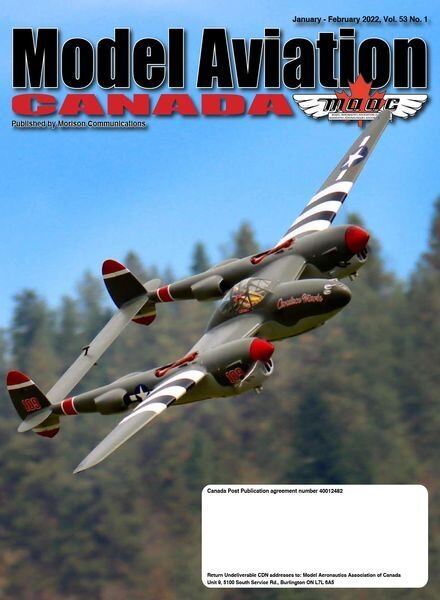 Model Aviation Canada – January-February 2022 Cover