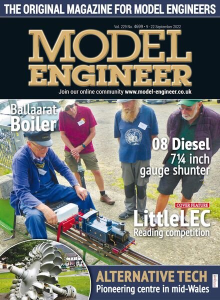 Model Engineer – 09 September 2022 Cover