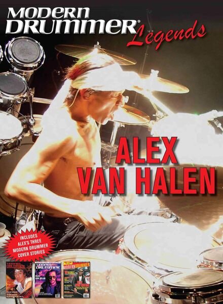 Modern Drummer Legends – Volume 2 – Alex Van Halen 2020 Cover