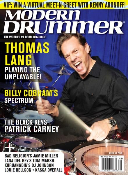 Modern Drummer Magazine – August 2020 Cover