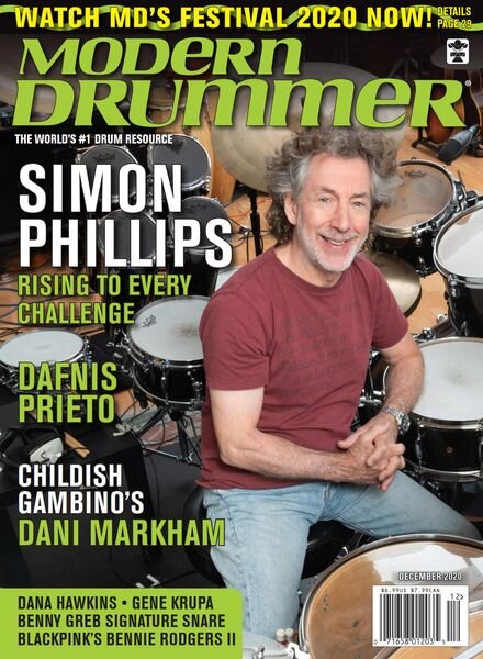 Modern Drummer Magazine – December 2020 Cover