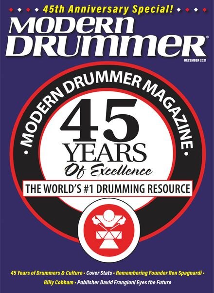 Modern Drummer Magazine – December 2021 Cover