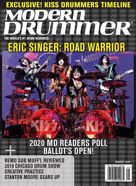 Modern Drummer Magazine – January 2020 Cover