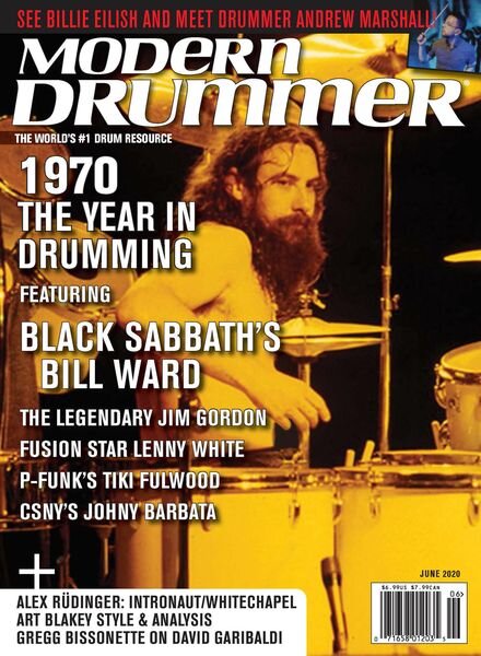 Modern Drummer Magazine – June 2020 Cover