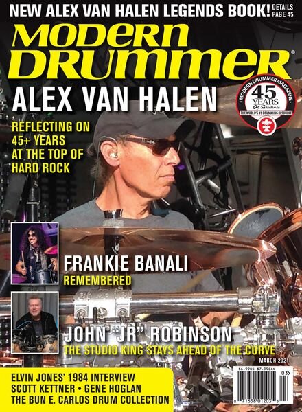 Modern Drummer Magazine – March 2021 Cover