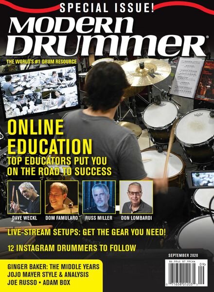 Modern Drummer Magazine – September 2020 Cover