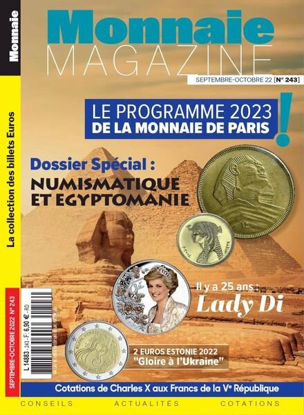 Monnaie Magazine – septembre 2022 Cover