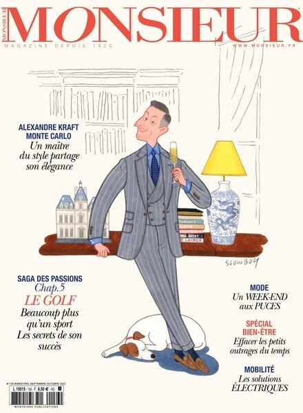 Monsieur – Septembre-Octobre 2022 Cover