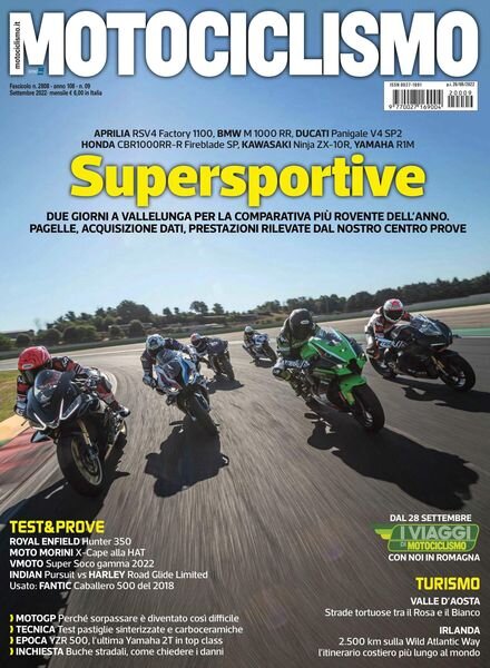 Motociclismo Italia – 27 agosto 2022 Cover