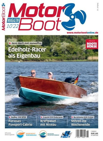 Motorboot Magazin – Oktober 2022 Cover