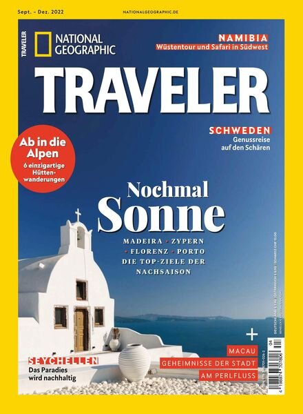National Geographic Traveler Germany – September 2022 Cover