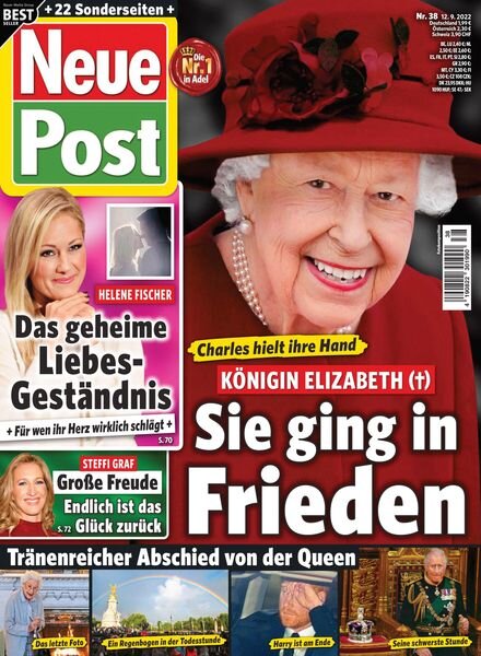 Neue Post – 12 September 2022 Cover