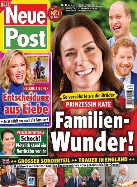 Neue Post – 21 September 2022 Cover