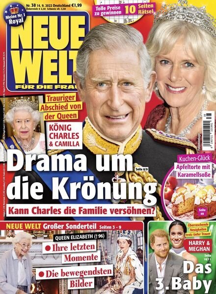 Neue Welt – 14 September 2022 Cover