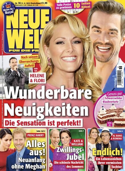 Neue Welt – 31 August 2022 Cover