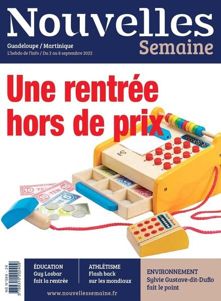 Nouvelles Semaine – 01 septembre 2022 Cover