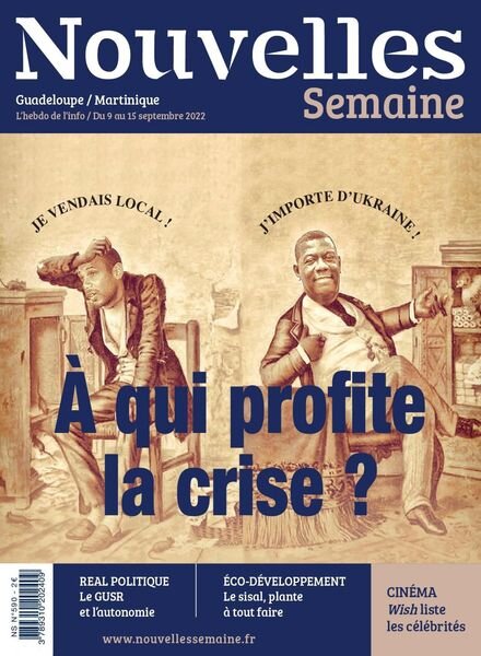 Nouvelles Semaine – 08 septembre 2022 Cover