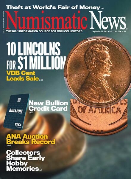 Numismatic News – 16 September 2022 Cover