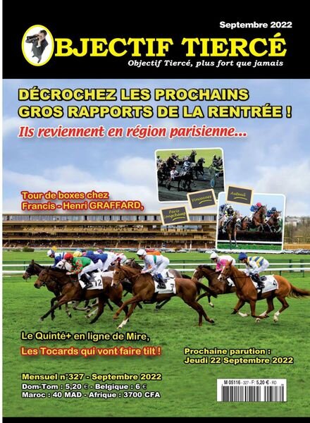 Objectif Tierce – Septembre 2022 Cover