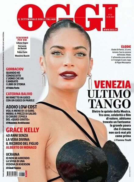 Oggi – 15 settembre 2022 Cover