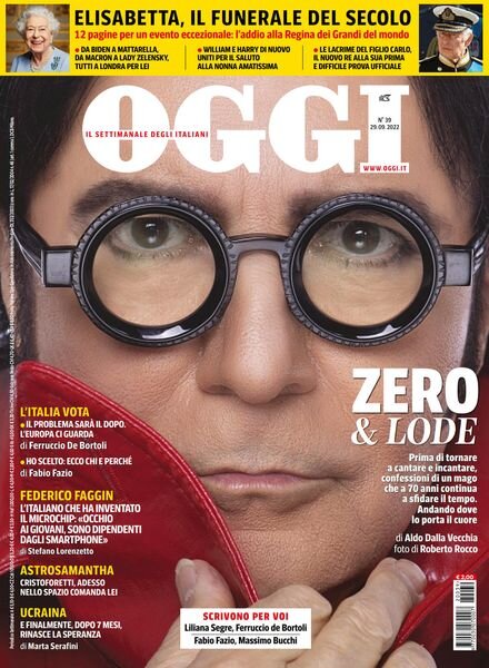 Oggi – 29 settembre 2022 Cover