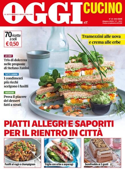 Oggi Cucino – 15 settembre 2022 Cover