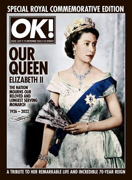 OK! Magazine UK – Issue 1357 – 19 September 2022 Cover