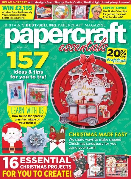 Papercraft Essentials – Issue 216 – September 2022 Cover