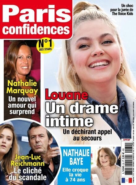 Paris confidences – 01 septembre 2022 Cover
