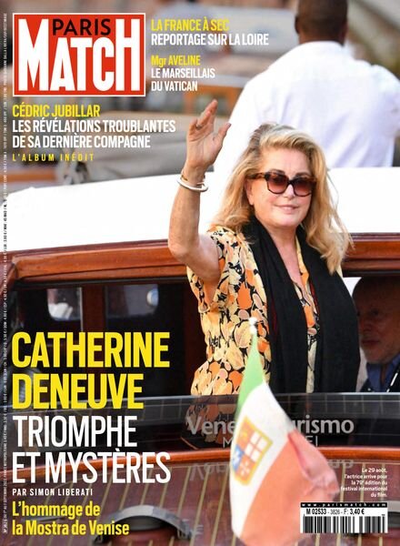 Paris Match – 01 septembre 2022 Cover