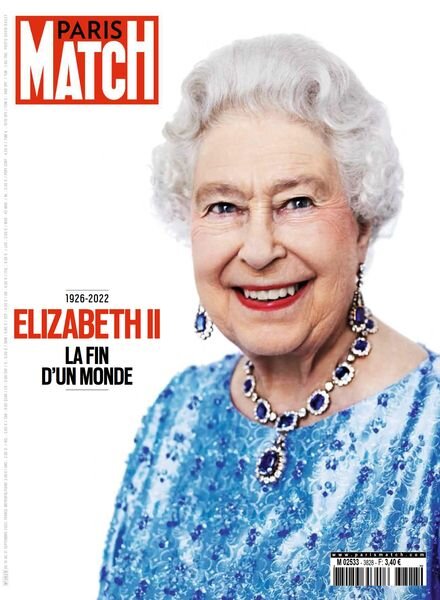 Paris Match – 15 septembre 2022 Cover