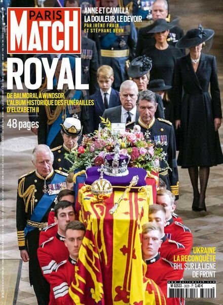 Paris Match – 22 septembre 2022 Cover