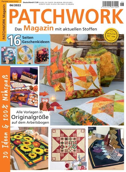 Patchwork Magazin – August 2022 Cover