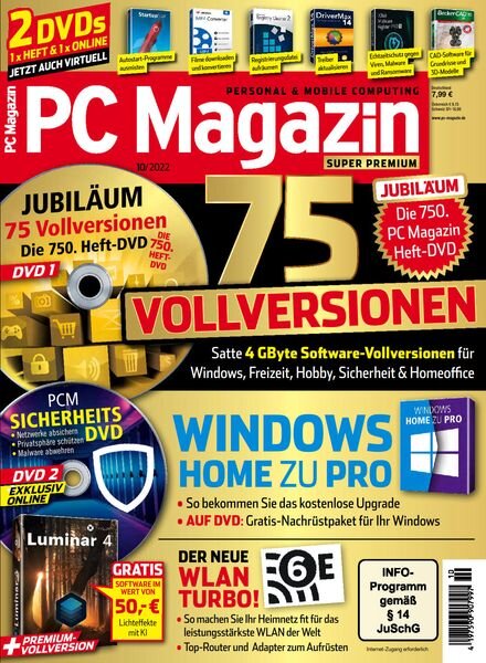 PC Magazin – 01 September 2022 Cover